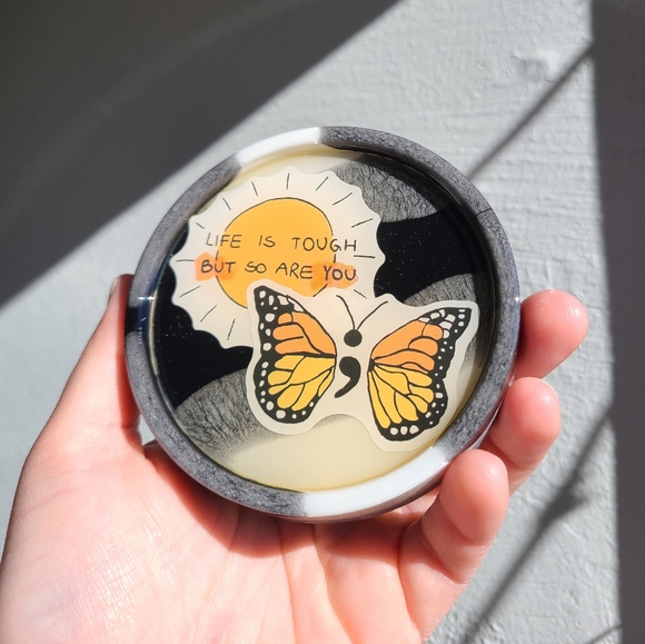 Butterfly/sun Coaster - Picture 3 of 5